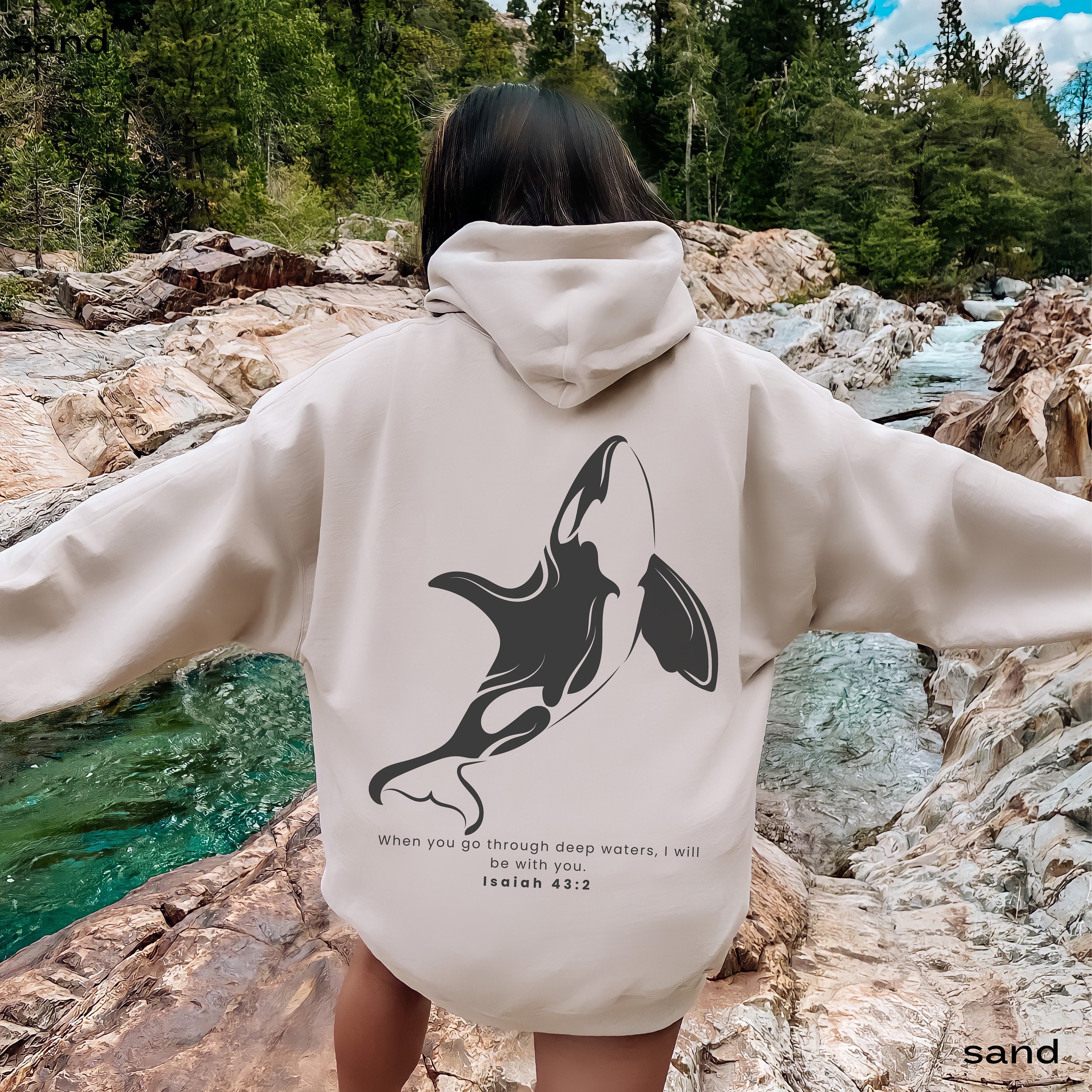 Orca Hoodie Orca Whales Shirt Orca Shirt Beachy Hoodies Beachy 
