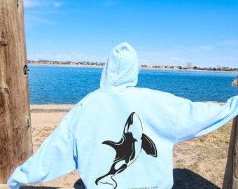 Orca Hoodie Orca Whales Shirt Orca Shirt Beachy Hoodies Beachy