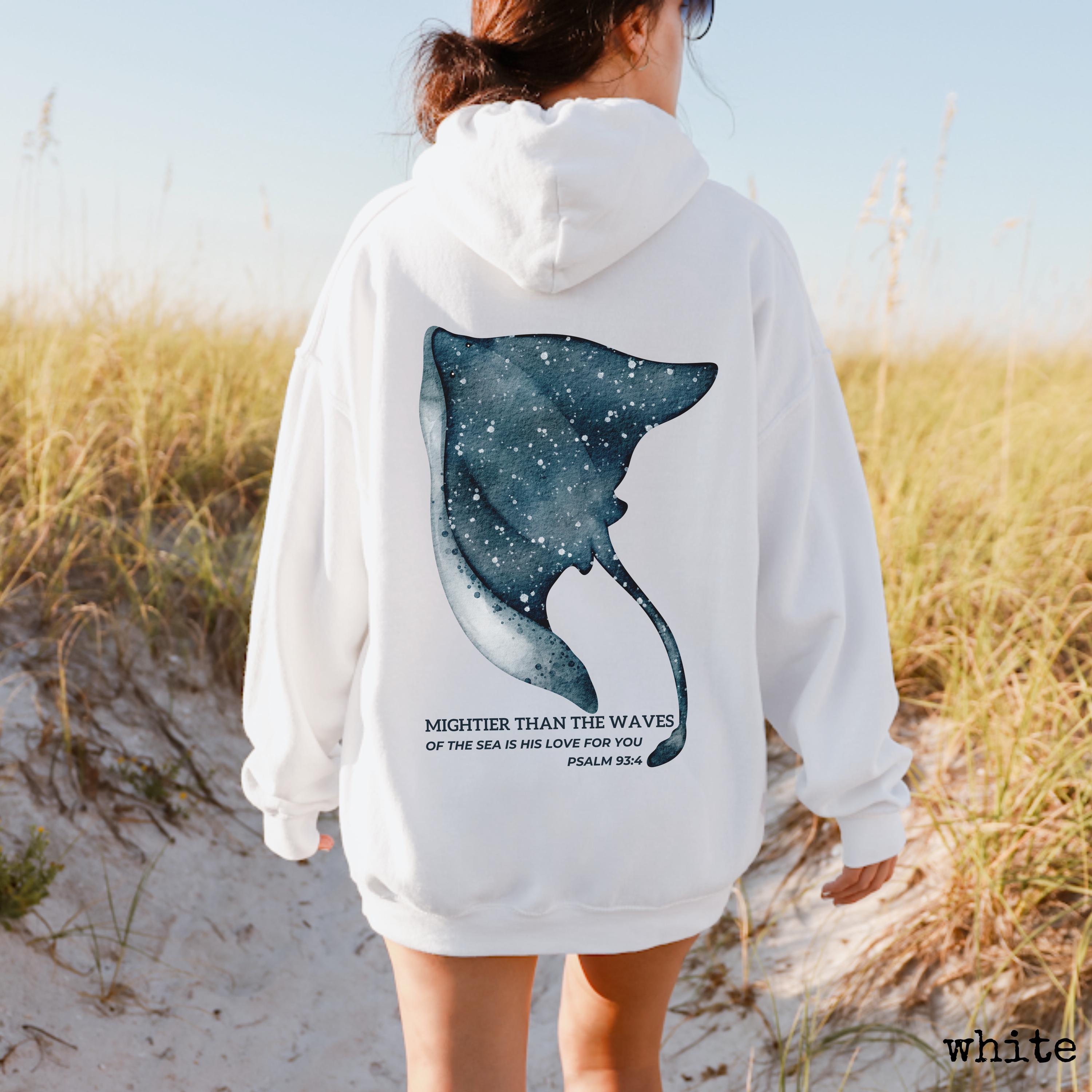 Stingray Hoodie Beachy Hoodies Coconut Girl Jesus Hoodie Christian