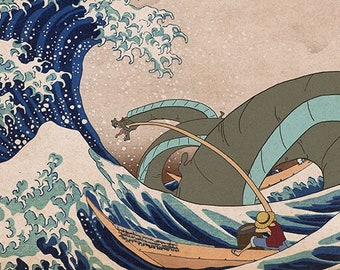 Fine Art Print &quot;Floating Monster&quot;