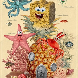 Stampa d'arte "Spongus Bobus"