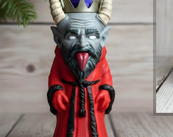 Krampus Spooky Christmas Ornament with Secret Money Holder Compartment | Christmas Decor