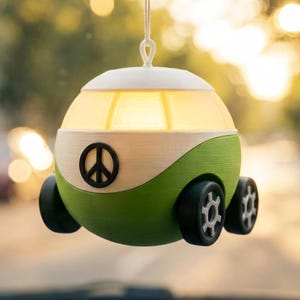 Adorno para espejo retrovisor de coche iluminado, decoración para salpicadero, adorno para furgoneta, regalos para furgonetas