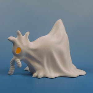 Glowing Chicken Ghost Trio: Cute Spooky LED Lamp Cozy Witchy Accents, Macabre Desk Bird Weirdcore Room Decor, Goblincore Dopamine Gifts image 14