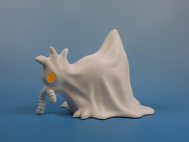 Glowing Chicken Ghost Trio: Cute Spooky LED Lamp Cozy Witchy Accents, Macabre Desk Bird Weirdcore Room Decor, Goblincore Dopamine Gifts image 14