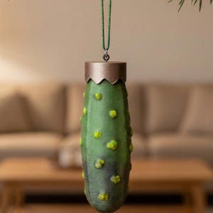Christmas Pickle Ornament Money Holder