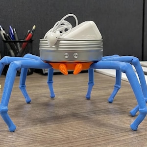 Spider Tin: Personalized Goblincore Desk Buddy, Mens Office Gift, Curiosity Pill Stash Vault, Dopamine Decor Earbud Storage Case, Oddities