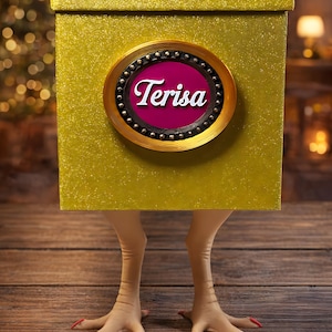 Office Valentines Prank Geschenkbox, personalisierte Hühnerbeine, lustige Gag-Geschenke, seltsame Schreibtischdekoration, Arbeitsplatz Geschenkbörse