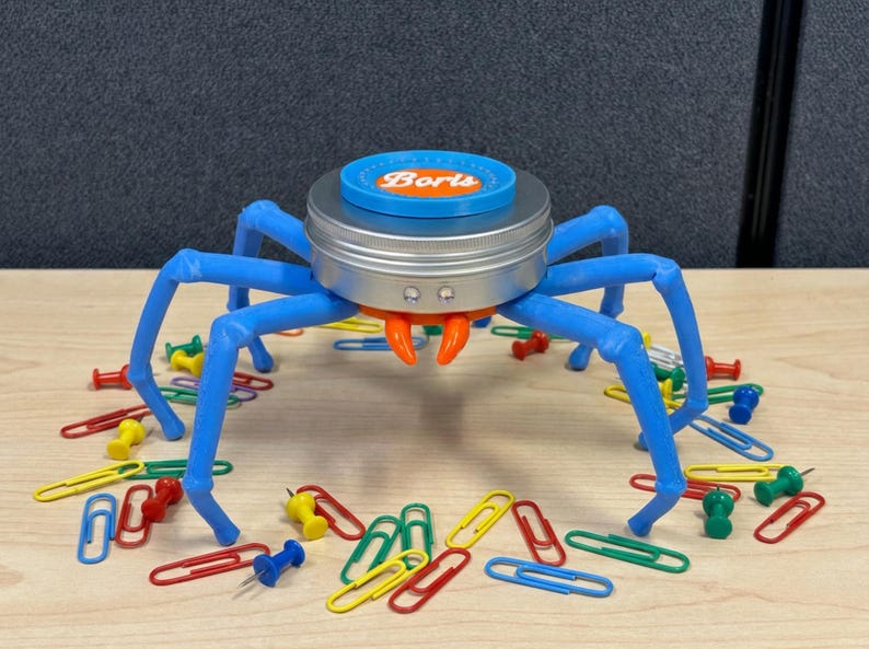 Spider Tin: Personalized Goblincore Desk Buddy, Mens Office Gift ...