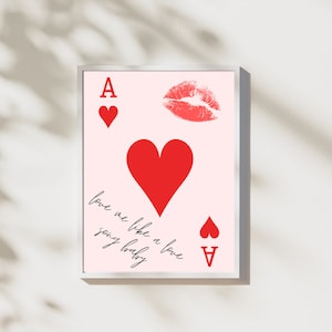 love me like a love song wall art