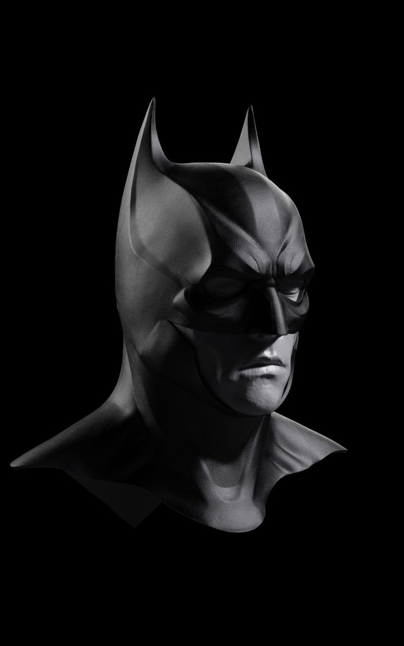 Custom Bat Cowl 3D Print Files - Etsy