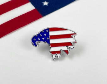 American Eagle Head Pin