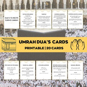 Umrah Duas para impressão, cartões Urdu Umrah, cartões Dua para impressão, Umrah Duas Digital, Guia Umrah, Livro Umrah, Duas para Umrah, Umrah Flashcards