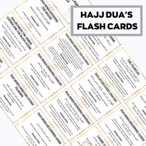 Hajj/Omra Duas imprimable, cartes Dua Omra, cartes Dua imprimables, Omra Duas numérique, Guide de la Omra, livre de la Omra, Duas pour la Omra, carte mémoire de la Omra