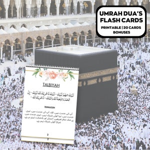 Umrah Duas para impressão, cartões Umrah, guia Umrah, livro Umrah, Duas para Umrah, Flashcards Umrah, cartões Dua islâmicos, transliteração para urdu