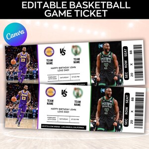 Convite para festa de aniversário de basquete, convite para ingresso esportivo, convite para aniversário de qualquer idade, convite para festa estilo ingresso esportivo, basquete moderno