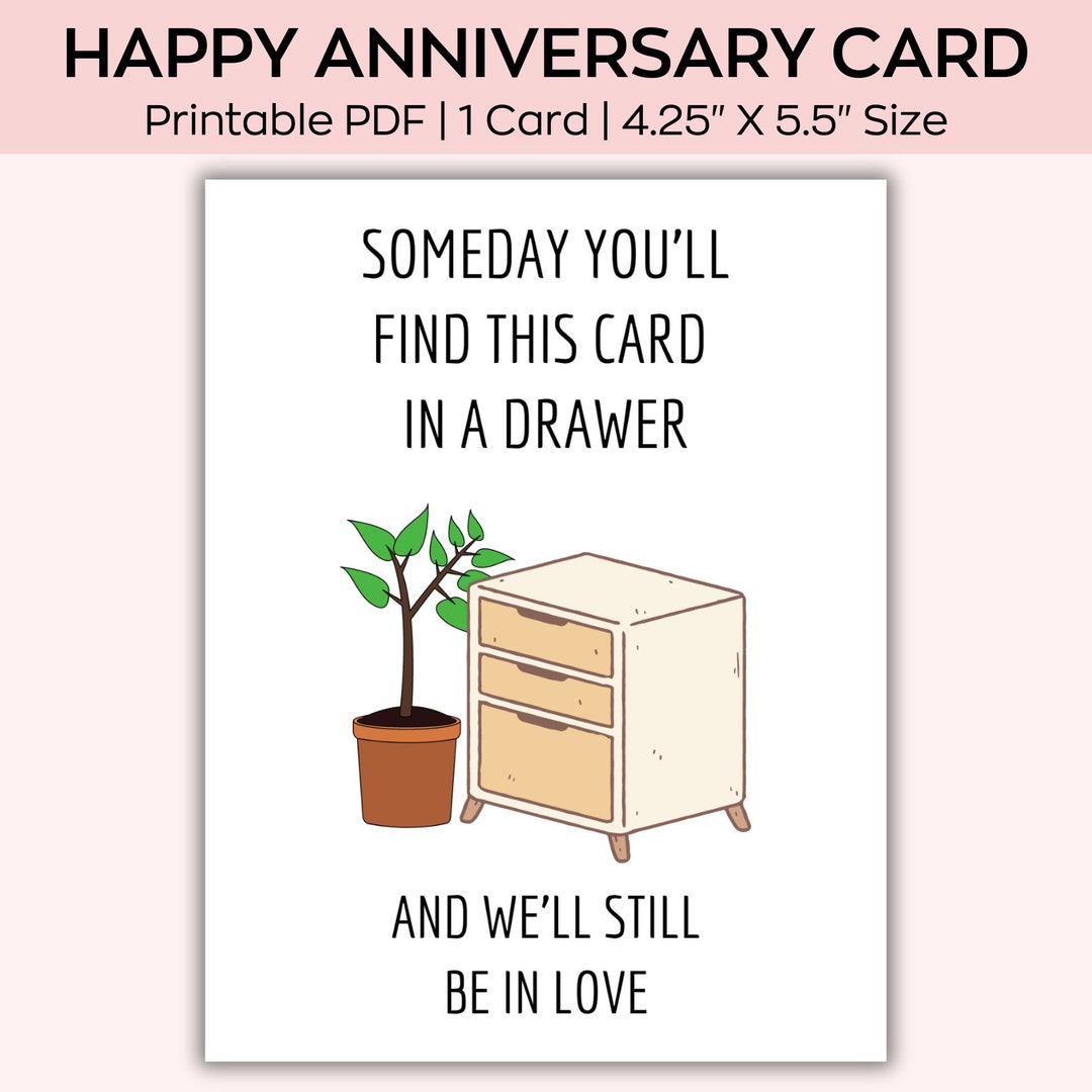 Happy Anniversary Card, Someday You'll Find This Card, Digital Card for ...