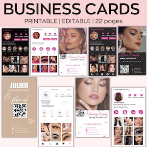 Carte de visite Instagram 2024, carte de visite IG, modèle de carte de visite bricolage canva, carte de visite QR Code, carte de visite préfabriquée