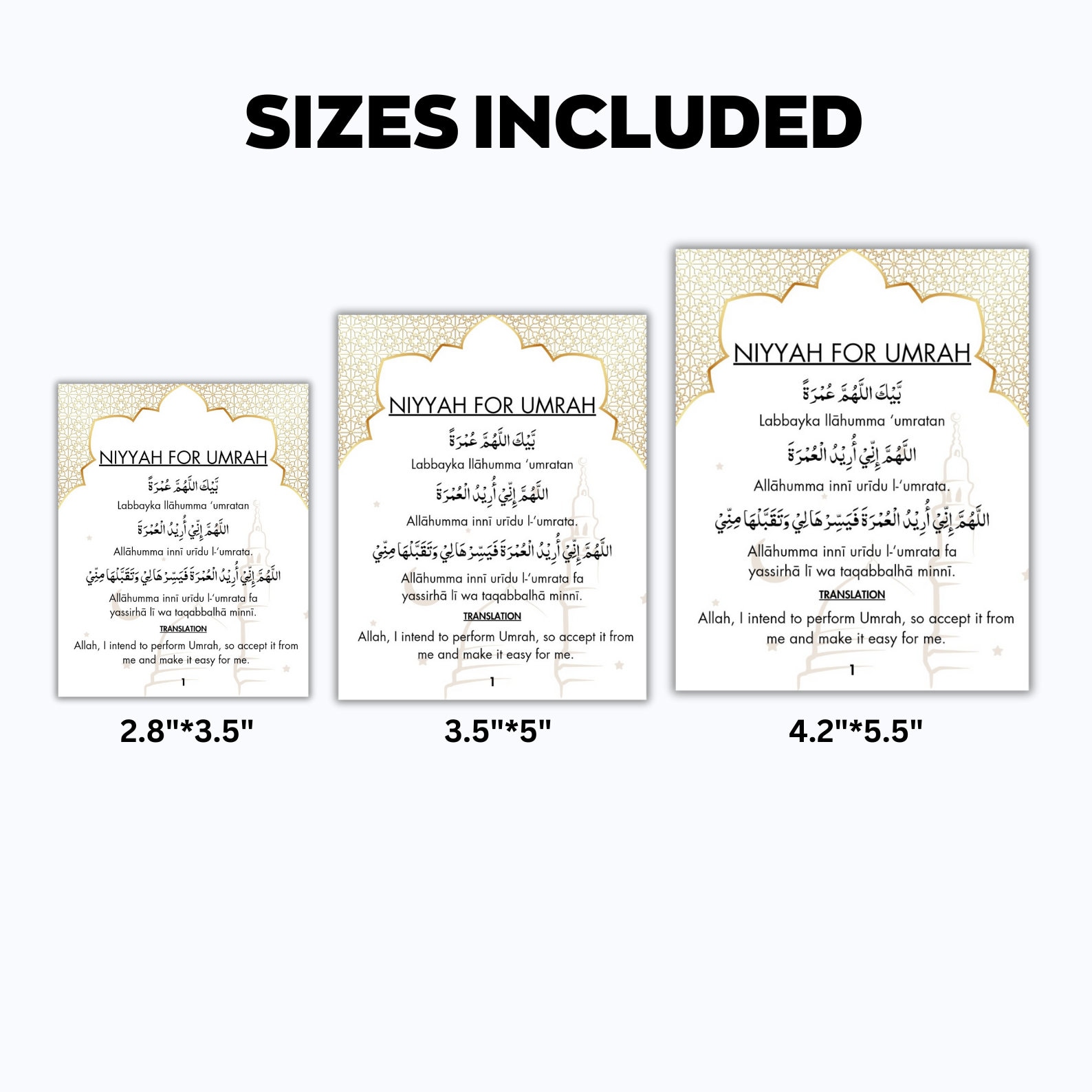 Buy 40 Umrah Duas Printable, Umrah Cards, Umrah Guide, Umrah Book, Duas ...