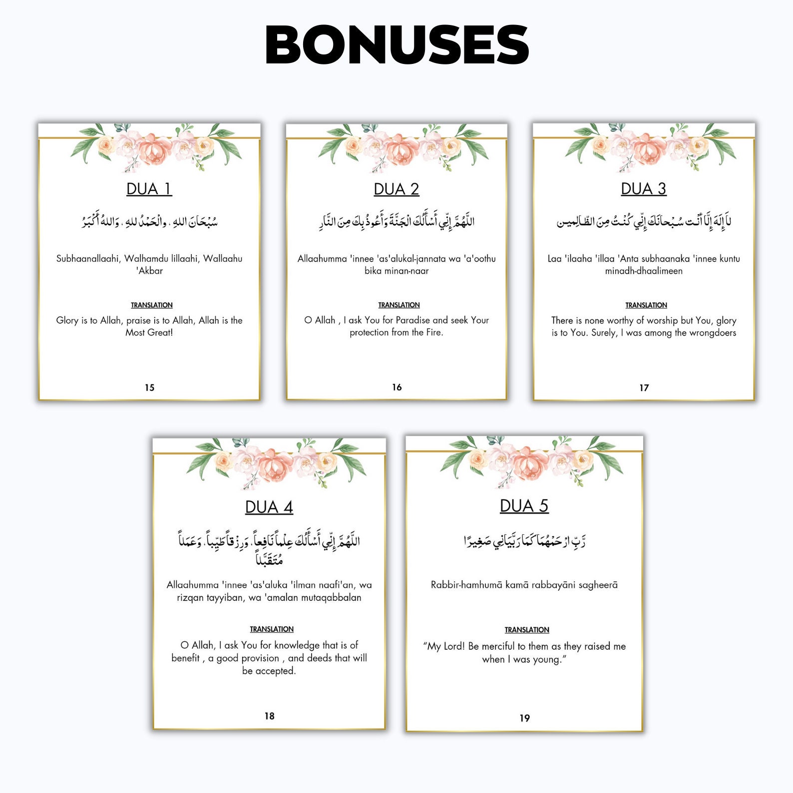 Umrah Duas Printable Floral Umrah - Il 1588xN.5612709228 83wg