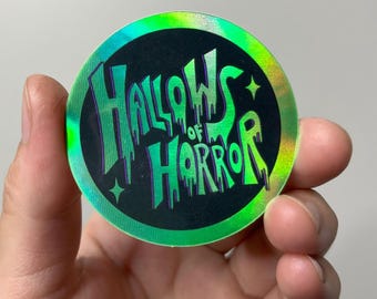 ホログラフィック・ハロウズ・オブ・ホラーのロゴステッカー