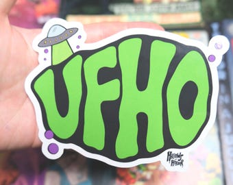 UFHO 空飛ぶ円盤愛好家ステッカー