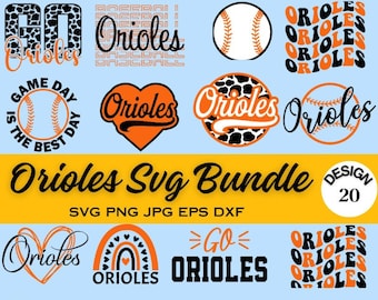 Orioles Svg Bundle, Orioles Png Bundle, Orioles Shirt Svg, baseball mom svg, Instant Digital Download, Designs In Individual Svg Png Eps Dxf