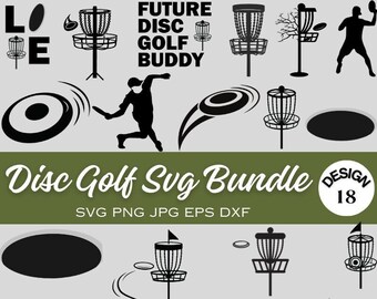 Disc Golf SVG Vector Bundle (Digital Download)