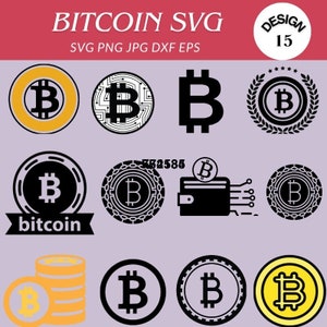 Bitcoin Clipart, Bitcoin Vector, Bitcoin SVG, Bitcoin Cricut, Crypto Svg, Crypto Currency Svg, Bitcoin Cut Files, Bitcoin Files for Cricut