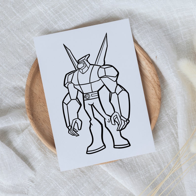 Cartoon Coloring Page, Cartoon Coloring Book for Kids, Fruit Coloring Worksheet, cartoon coloring book, Printable Coloring, Instant Download image 5