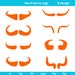 Devil Horns Svg, Horn Svg, Horns PNG, Devil Horn Shapes, Horns Clipart ...