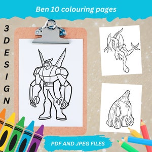 Cartoon Coloring Page, Cartoon Coloring Book for Kids, Fruit Coloring Worksheet, cartoon coloring book, Printable Coloring, Instant Download image 1