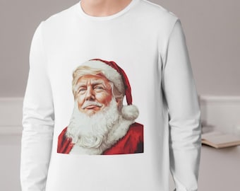 Funny Santa Trump PNG: Christmas Digital Download