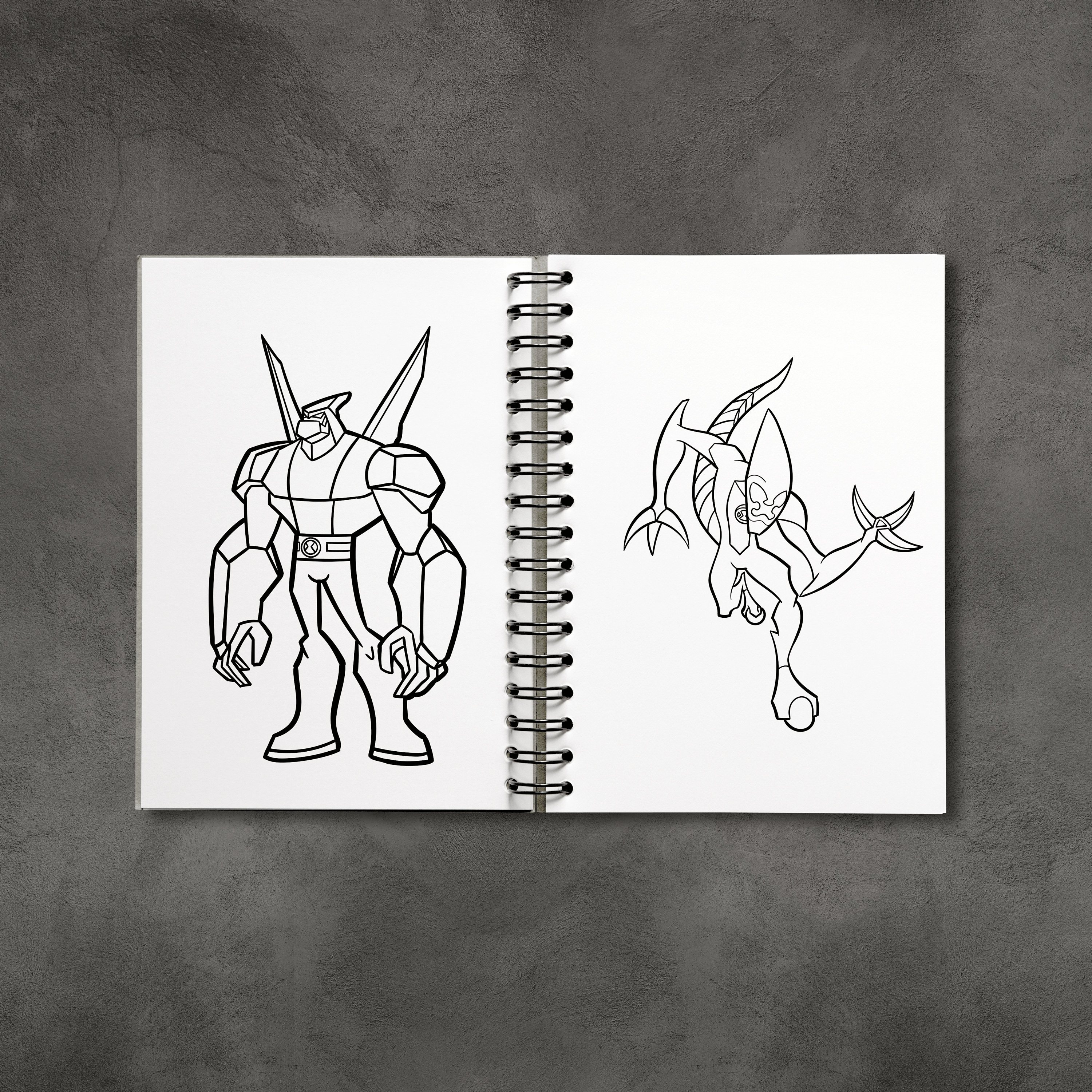Cartoon Coloring Page, Cartoon Coloring Book for Kids, Fruit Coloring ...