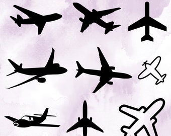 Airplane SVG Cut File: Travel Adventure Clipart (Digital Download)