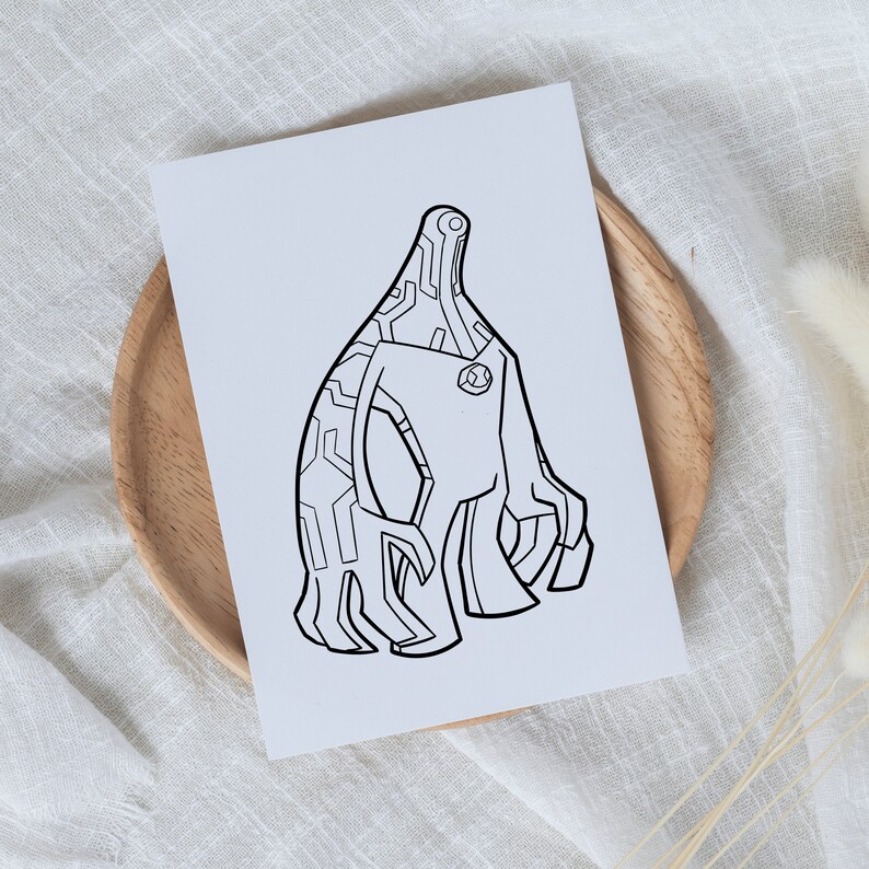 Cartoon Coloring Page, Cartoon Coloring Book for Kids, Fruit Coloring Worksheet, cartoon coloring book, Printable Coloring, Instant Download image 7