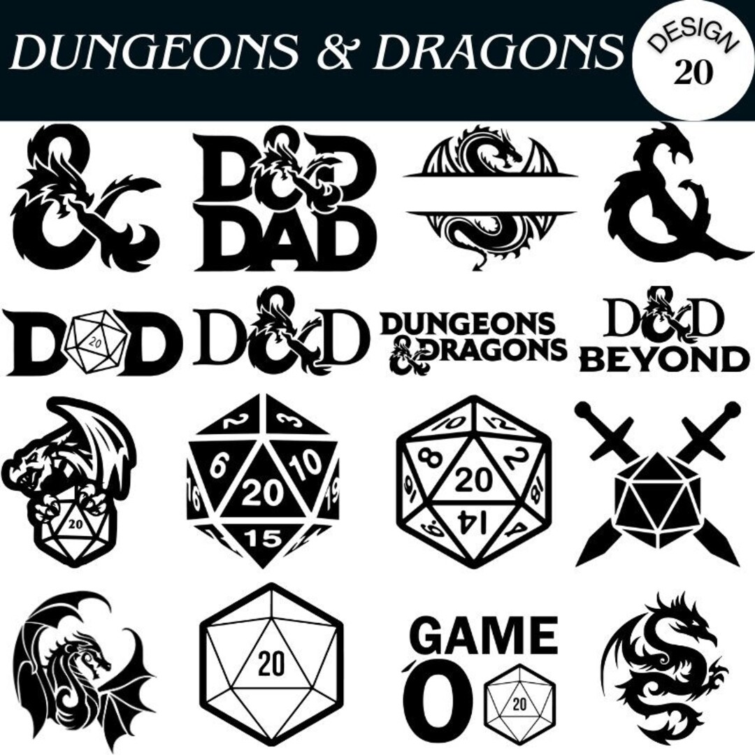 Dungeons And Dragons Svg D D Logo Dnd Logo Dungeons And Dragons Icon 
