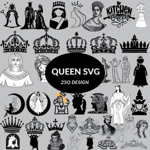 Valentinstag, König und Königin Clipart, Paar Png, Mann und Frau Clipart, Vektor, Cricut, Png, druckbare Datei
