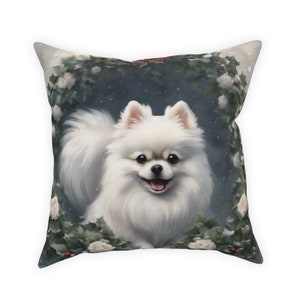 Dog Breed Broadcloth Pillow I Pomeranian Pillow I Pomeranian Gift I Pomeranian Christmas Gift I Dog Pillow I Pomeranian Home Decor