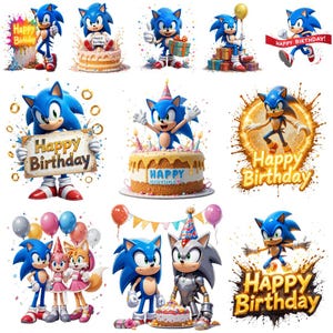 Paquete de Sonic Png, alta calidad, Sonic Clipart Png, silueta de Sonic, cumpleaños de Sonic, impresión de Sonic, camiseta de bebé de bricolaje, camiseta de niños con impresión de Sonic Png