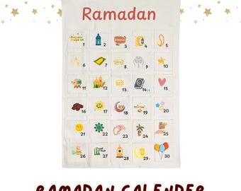 Children's Ramadan Calendar | Ramadan Countdown Kids Calendar | Ramadan Decor | Ramadan Decoration | Advent Calendar | Ramadan Gift Children