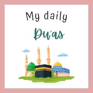 27 Kids Dua Cards, Islamic Kids Printables, Duas for Kids, Children Dua Book, Prayer Cards, Dua Flashcards, Duas PDF, Daily Duas