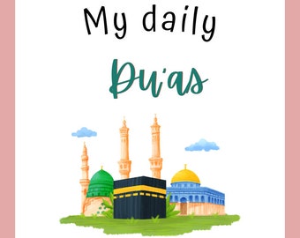 27 Kids Dua Cards, Islamic Kids Printables, Duas for Kids, Children Dua Book, Prayer Cards, Dua Flashcards, Duas PDF, Daily Duas