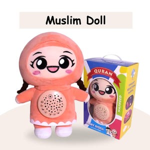 Islamic Doll with Hijab, Hijab Doll, Hijab, Ramadan Gift, Muslim Gift, Eid Gifts for Kids, Muslim Toy