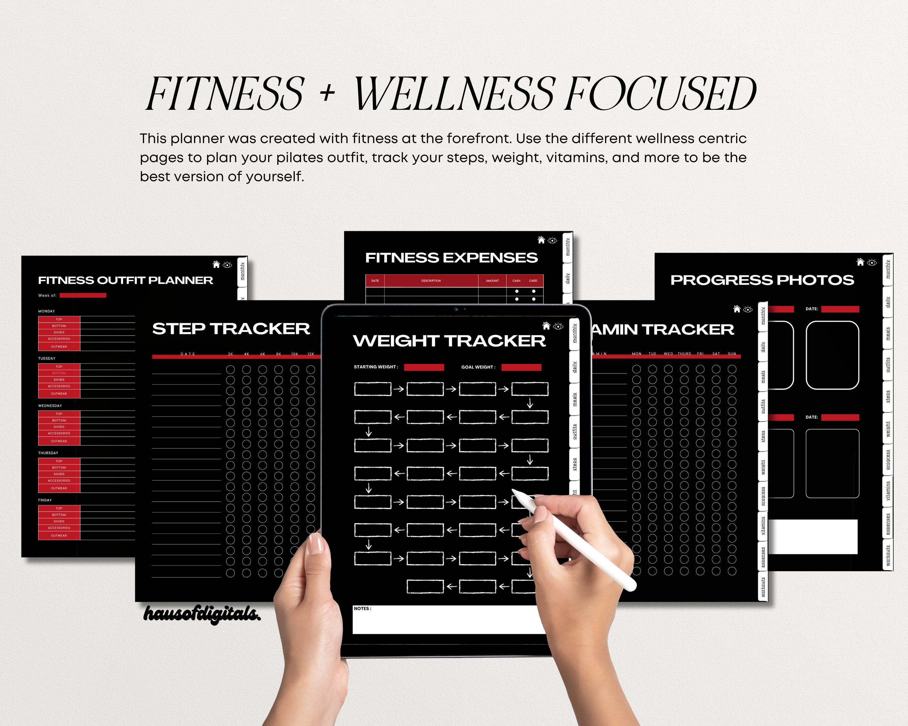 Muscle Mommy Digital Fitness Planner Gym Journal for Weight - Etsy