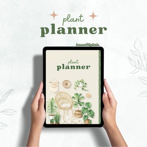 Digital Plant Planner for Small Business | Plant Inventory, Budget, Plant Water Tracker | Content Planner iPad, Care Tracker for Plant Lover