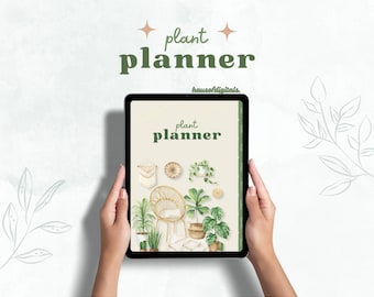 Digital Plant Planner for Small Business | Plant Inventory, Budget, Plant Water Tracker | Content Planner iPad, Care Tracker for Plant Lover