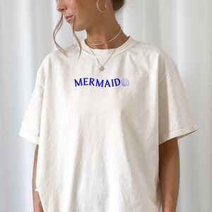 Mermaid  seashell beach shirt