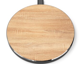 Wireless Charger Light Wood Design, Wireless Charger Wood, Light Wood Wireless Charger, Wireless Charger Light Wood, Wood Phone Charger