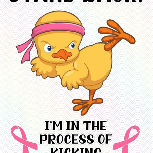 Breast Cancer Fight / Awareness / Pink Ribbon / Chicken SVG